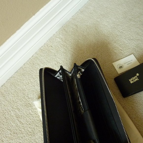 MONT BLANC Sartorial Saffiano Leather Logo Wallet - Picture 6 of 14